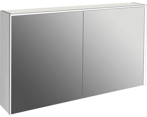 Armoire de toilette à LED Jungborn QUATTRO/NOVE/SEDICI LxHxP 120x70x20 cm gris clair