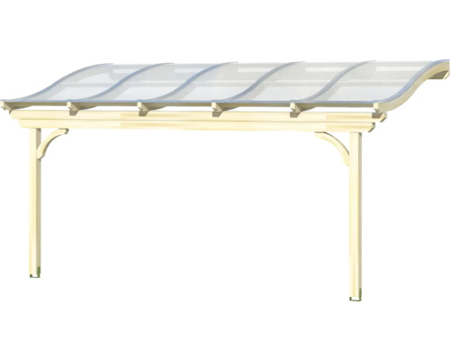Holzcarport mit Polycarbonatdach