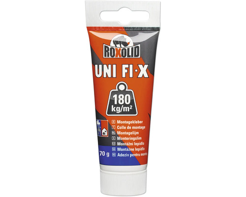 Colle de montage ROXOLID Strip UNI FI-X 70 g Roxolid Uni Fix colle de montage, 70 grammes