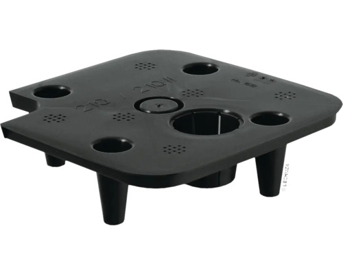 Fond de séparation Lechuza pour Quadro 21 noir Lechuza soucoupe pour bac à fleurs adaptée à Cube et Trio