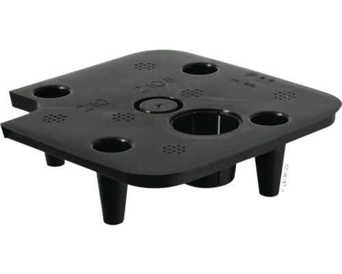 Fond de séparation Lechuza pour Quadro 43 noir Insert de plante Lechuza pour bacs Cube et Trio