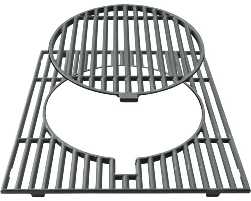Grille de barbecue en fonte avec insert amovible