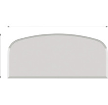 Duschwandaufsatz aus Glas