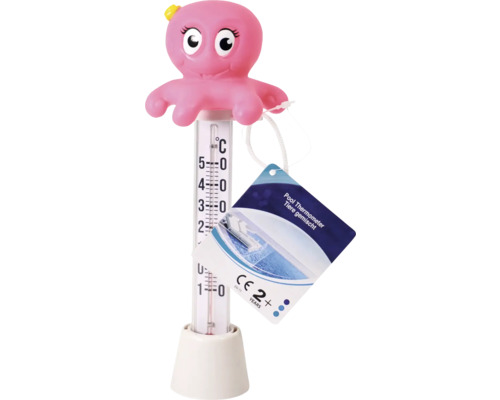 Poolthermometer mit Oktopus Motiv