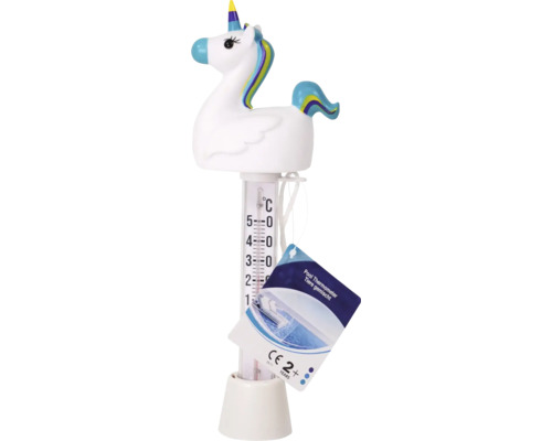 Poolthermometer mit Einhorn-Design zur Messung der Wassertemperatur