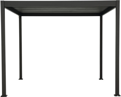 Pergola de terrasse autoportante avec toit à lamelles