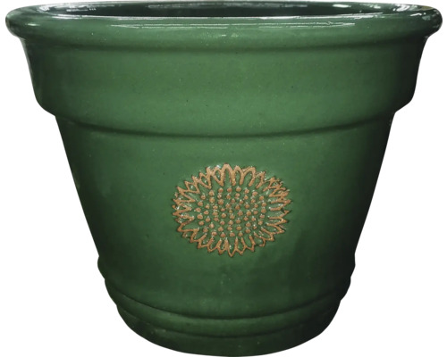 Pot de fleurs Lafiora céramique 36 x 36 x 29 cm vert