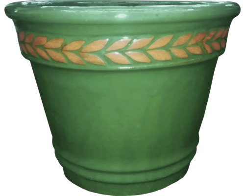 Pot de fleurs Lafiora céramique 36 x 36 x 29 cm vert
