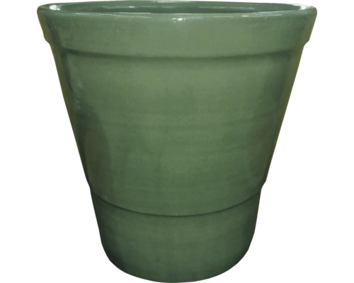 Pot de fleurs Lafiora céramique 35 x 35 x 34 cm vert