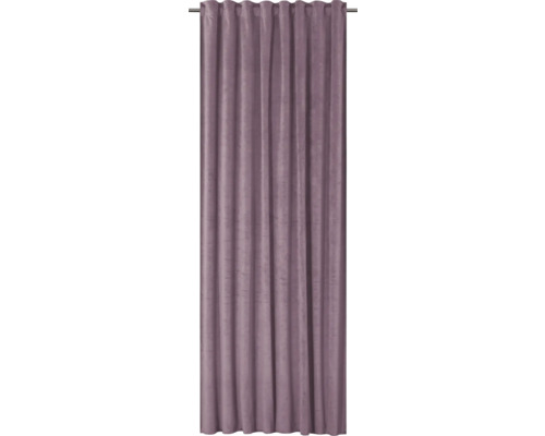 Rideau avec galets fronceurs Velvet rose 140x280 cm Rideau avec galets fronceurs Velvet rose 140x280 cm