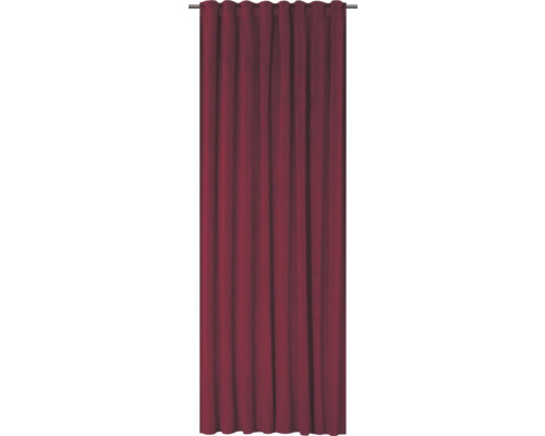 Vorhang mit Universalband Velvet bordeaux 140x280 cm-0