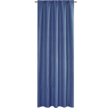 Panneau décoratif bleu avec suspension à bande fronceuse