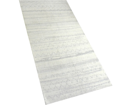 Tapis avec des lignes horizontales et un motif en zigzag