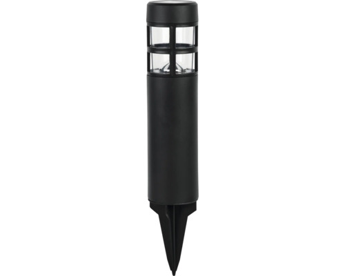 Éclairage solaire 1 LED fixe 0,06 W noir Luminaire de jardin avec piquet de terre