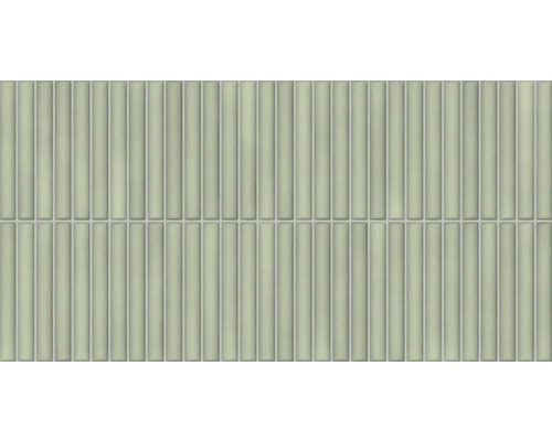 Carrelage décoratif en grès cérame fin Lingot mint 32x62.5 cm
