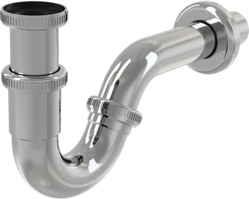 Alca Röhrensiphon für Bidet 1 1/4 Zoll x 32 mm edelstahl A45G Siphon aus Metall