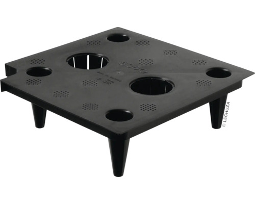 Fond de séparation Lechuza pour Cubico 22 noir Insert d''irrigation pour jardinières