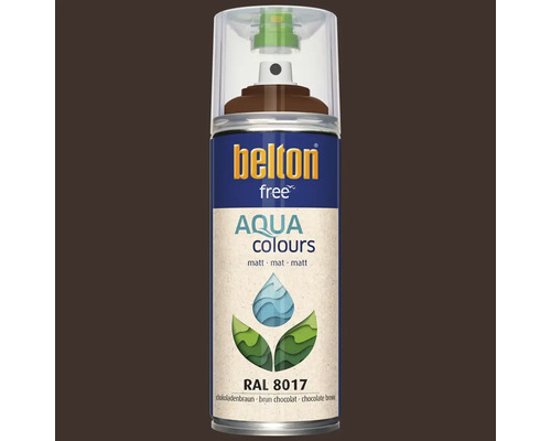 Belton Free Aqua Colours peinture aérosol brun chocolat