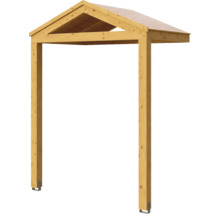 Holzcarport mit Satteldach