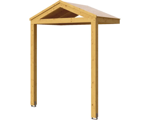 Holzcarport mit Satteldach