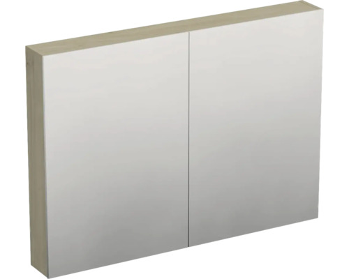 Armoire de toilette Jungborn TRENTA lxhxp 100x72x14.4 cm kendal chêne nature