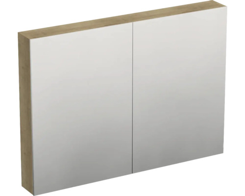 Spiegelschrank Jungborn TRENTA BxHxT 100x72x14.4 cm halifax eiche natur