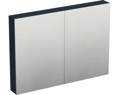 Armoire de toilette Jungborn TRENTA lxhxp 100x72x14.4 cm bleu marine mat