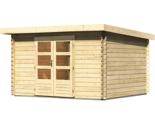Gartenhaus aus Holz mit Doppeltür