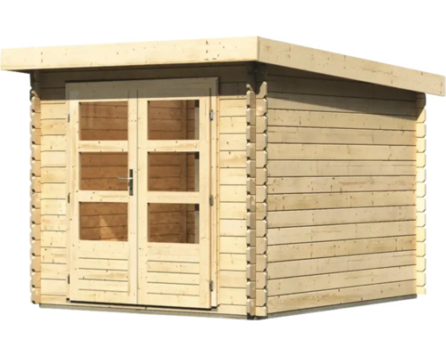 Abri de jardin en bois avec porte double