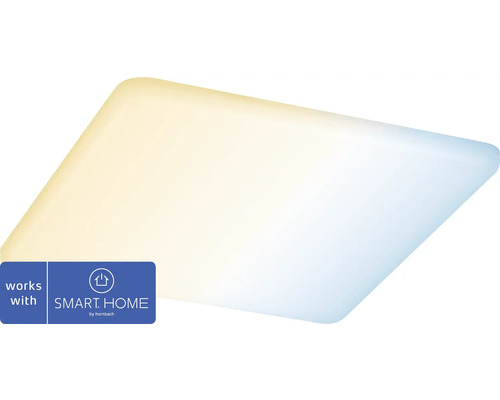 Éclairage LED à encastrer panneau Veluna VariFit 20W TunW ZB 185x185mm blanc - Compatible avec SMART HOME by hornbach