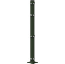 Poteau de clôture avec supports