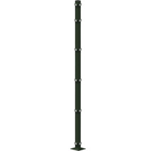 Poteau en métal avec supports