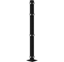 Poteau de clôture avec supports