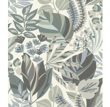 Papier peint à motif de feuilles