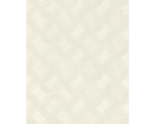 Papier peint intissé 608120 Sky Lounge graphique nacre Papier peint à motif ondulé