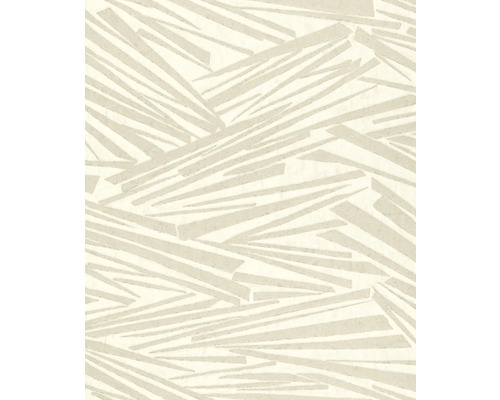 Papier peint intissé 608328 Sky Lounge graphique nacre Papier peint avec motif à rayures abstraites