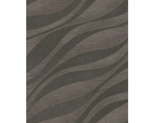 Papier peint intissé 608007 Sky Lounge vagues brun gris