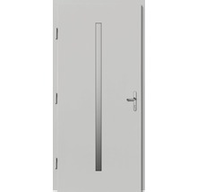 Porte d''entrée avec insert en verre et poignée de porte