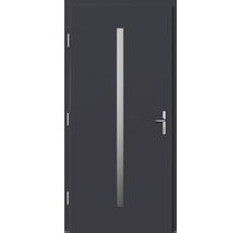 Porte d''entrée avec insert en verre et poignée