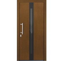 Porte d''entrée avec insert en verre et poignée