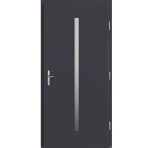 Porte d''entrée avec insertion de verre dans une disposition verticale