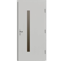 Porte intérieure avec insert en verre et poignée de porte