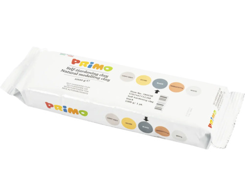 Pâte à modeler naturelle Primo, auto-durcissante, 1000 grammes