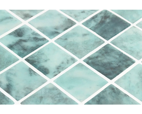 Mosaïque pour piscine Penta Savu 31.1x31.1 cm Gros plan de carreaux en forme de losange avec motif marbré