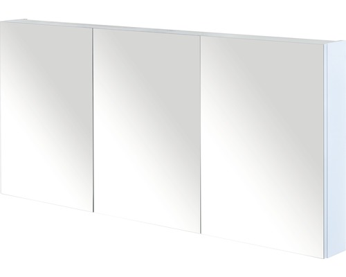 Spiegelschrank sanox BxHxT 140x65x13 cm weiss