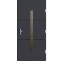 Eingangstür mit Lichtausschnitt und Türgriff