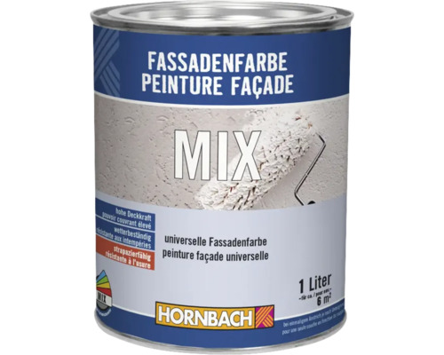 Peinture de façade HORNBACH à faire mélanger dans le coloris souhaité