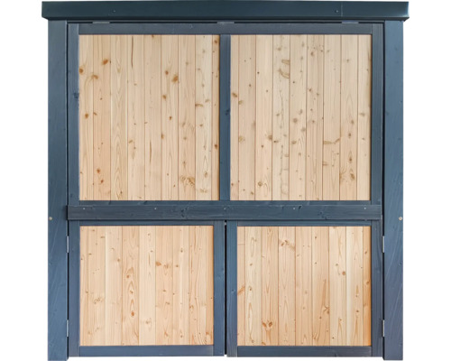 Portail en bois pour le jardin