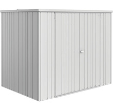 Abri de jardin en métal avec double porte