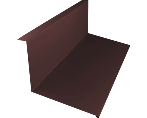 PRECIT Kappleiste schokoladenbraun RAL 8017 1000 x 125 mm Dachdeckerwinkel aus Metall